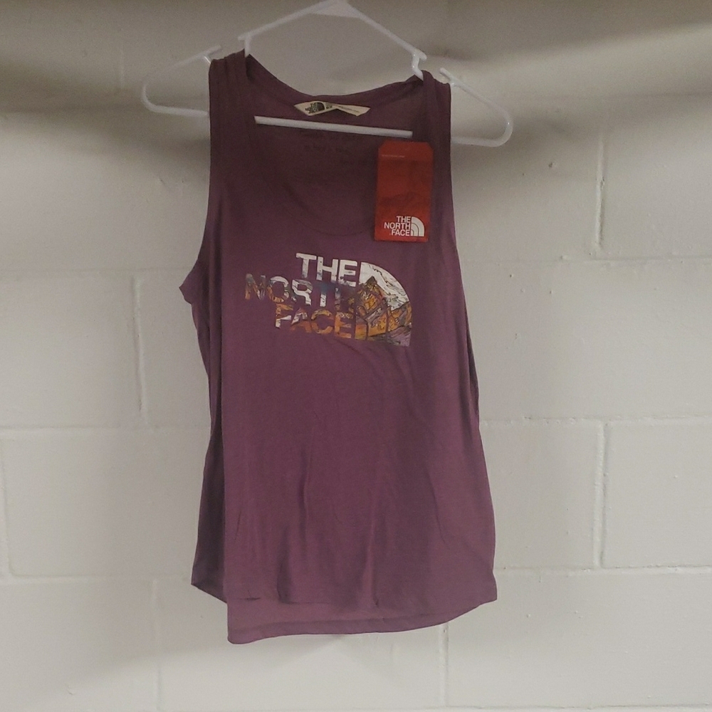 The North Face Red Sleeveless Tank Top
